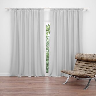 Závěs Šedá: 2ks 140x250cm