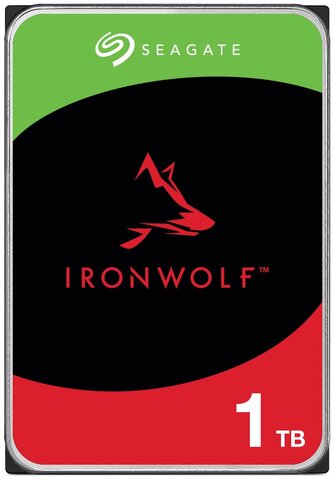 Seagate IronWolf 1TB HDD / ST1000VN008 / Interní 3,5" / 5400 rpm / SATA 6Gb/s / 256 MB