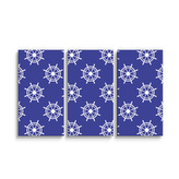 Obraz - 3-dílný Bílá kormidla : 120x80 cm