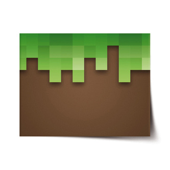 Plakát Green Blocks 2: 120x80 cm