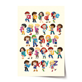 Plakát Abeceda: 120x80 cm