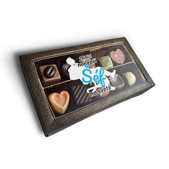 Pralinky 100% nejlepší šéf na světě: 10 ks pralinek