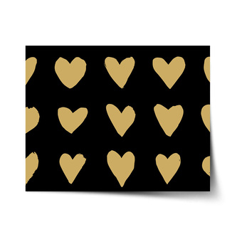 Plakát Zlatá srdíčka: 120x80 cm