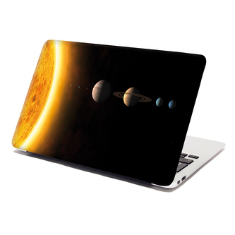Samolepka na notebook Planety: 38x26 cm