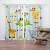 Závěs Zvířátka 3: 2ks 140x250cm