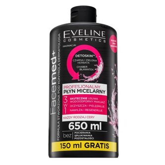 Eveline FaceMed+ odličovací micelární voda Detoskin Professional Micellar Water 650 ml Eveline FaceMed+ odličovací micelární voda Detoskin Professional Micellar Water 650 ml