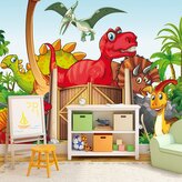 Tapeta Dinosauři 4: 208x125 cm