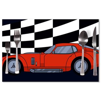 Prostírání Závodní auto: 40x30cm