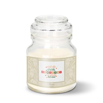 Svíčka Když Bůh stvořil kamarády: 120 g