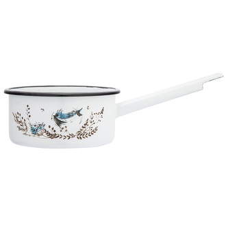 SMALTOVÝ RENDLÍK S RUKOJETÍ 1L 14CM VÝŠKA 7CM SERENITY
