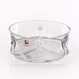 MÍSA SKLENĚNÁ SERVÍROVACÍ DĚLENÁ 3 ČÁSTI PRŮMĚR 23CM VÝŠKA 9CM