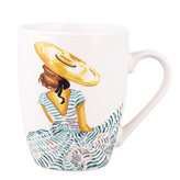 POHÁR BARYŁKA NBC 300ML S OZDOBOU MODRÉ ŠATY