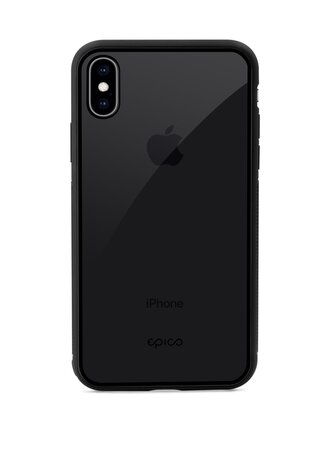 EPICO GLASS CASE iPhone XS Max - transparentní/černá