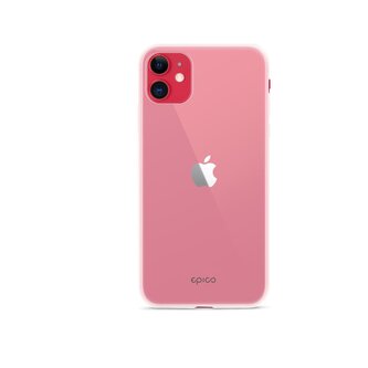 EPICO SILICONE CASE iPhone 11 - bílá transparentní