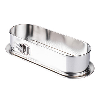 ÚZKÁ OBDELNÍKOVÁ TORTOVÁ FORMA 340X120 S FAZETOVÝM DNEM (162-16)