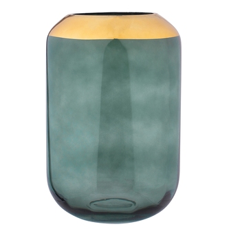 VÁZA AURORA V-24CM ZELENÁ