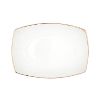 MARIAPAULA MODERNA ČTVERCOVÝ GOLD SERVÍROVACÍ TALÍŘ 24CM
