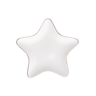 NÁDOBA HVĚZDA NBC SE ZLATOU ČÁROU 19X18X2CM