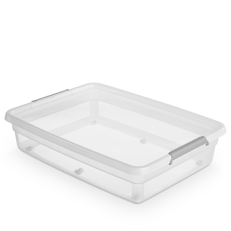 BASESTORE PLASTOVÝ BOX 79X59X19CM 60L TRANSPARENT (2912)