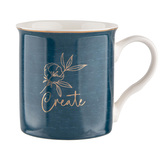 PROSTÝ PORCELANOVÝ HRNEK NBC 250ML DEKOR CREATE