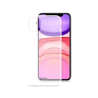 EPICO SILICONE CASE iPhone XS Max - bílá transparentní