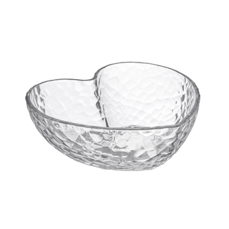 Salátová mísa sklo srdce 11,8x4,7cm