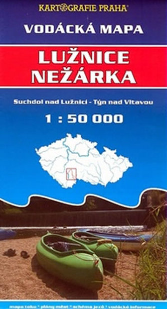 Vodácká mapa - Lužnice, Nežárka