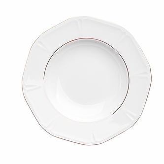 MARIAPAULA GEOMETRIA GOLD LINE HLUBOKÝ TALÍŘ 24CM 350ML (L02)