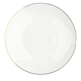 BELLA GOLD LINE MĚLKÝ TALÍŘ 26CM KRÉMOVÝ PORCELÁN