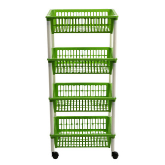 ÚLOŽNÝ DÍL SE 4 POLICEMI NA KOLEČKÁCH 85X29CM