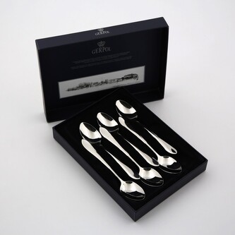 MONA SADA 6 ČAJOVÝCH LŽIČEK LEŠTĚNÉ