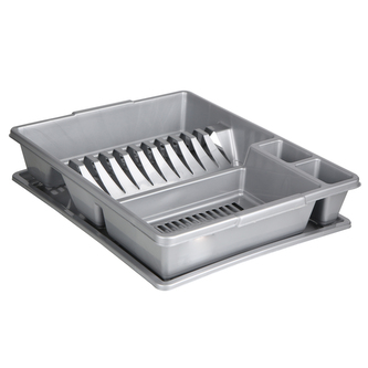 ODKAPÁVAČ NA NÁDOBÍ CLASSIC 43X35X9CM STŘÍBRNÝ (100)