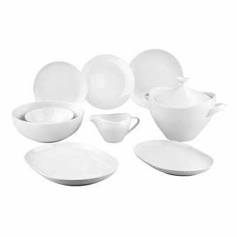 MARIAPAULA MODERNA BÍLÁ JÍDELNÍ SADA 6/24