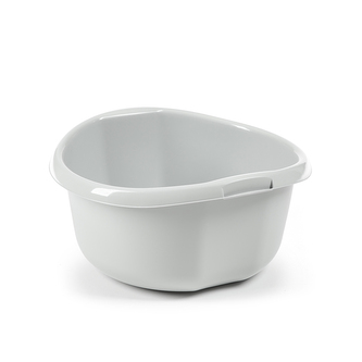 KULATÁ MISKA 15L SVĚTLÝ ŠEDÝ