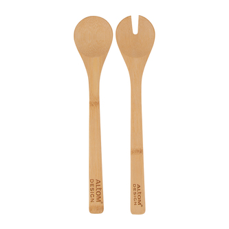 BAMBUSOVÉ PŘÍBORY NA SALÁT 30X6X1CM SADA 2 KS