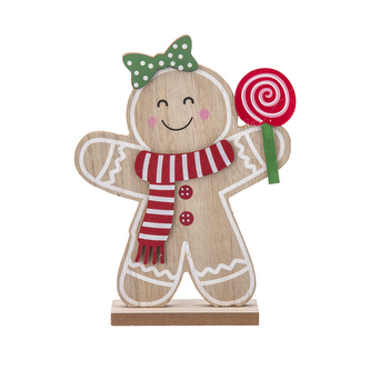 DŘEVĚNÁ SOŠKA PERNÍČEK 15X4X19.5CM DEK. B