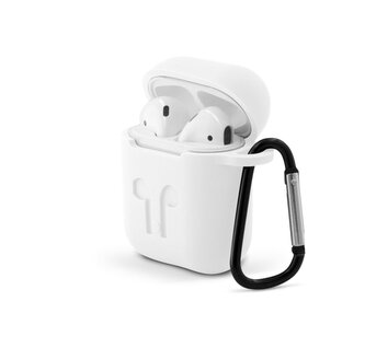 EPICO OUTDOOR COVER AirPods - bílá transparentní