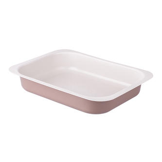 FORMA PLECH NA PEČENÍ S VZORY 290X220 NEPŘILNAVÁ CAFFE CREME (990-51/7)