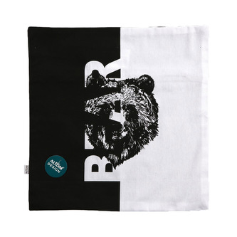 DEKORATIVNÍ POVLAK NA POLŠTÁŘ 40X40CM DIVOKÁ ZVÍŘATA DEKORACE MEDVĚD