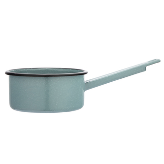SMALTOVANÝ RENDLÍK S RUKOJETÍ 1.0L 14CM ŠALVĚJOVÝ