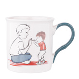 HRNEK S MODROU RUKOJETÍ NBC 250ML S POKLIČKOU B