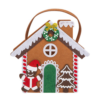 FILCOVÝ PERNÍKOVÝ DŮM TAŠKA 19X8.5X18+5CM