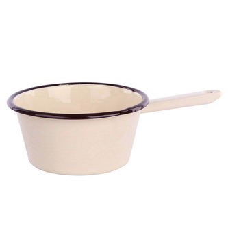 KÓNICKÝ RENDLÍK 0.6L PRŮMĚR 14CM VÝŠKA 7CM KRÉMOVÝ