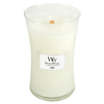WoodWick Vonná svíčka váza Linen 275 g unisex