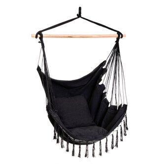 Závěsné houpací křeslo | SOIS | šedá | 90x100x130 cm | 844435 Homla