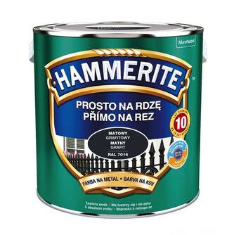 Hammerite Přímo na rez hladký 2,5l Grafitový