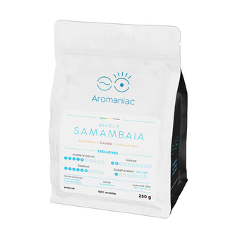 Káva Aromaniac Brazílie Samambaia - zrnková, 250 g