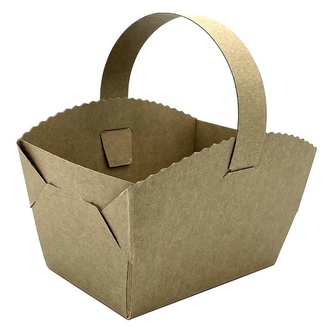 Košíček na svatební koláčky Kraft - 50 ks