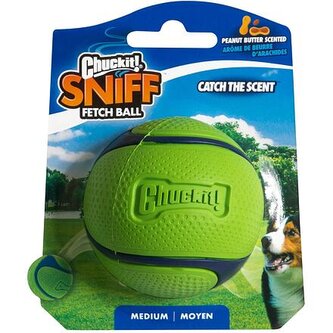 Chuckit! Míček Sniff Ball s vůní arašídového másla 6,5 cm