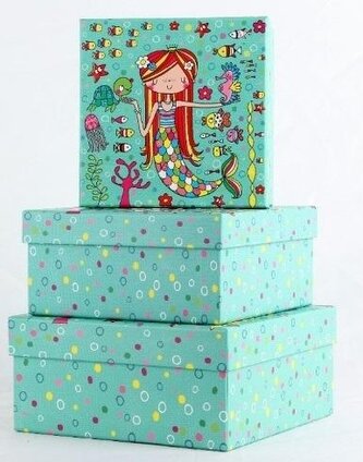 Pudełko prezentowe PUD-2100E-KW 3szt ROZETTE